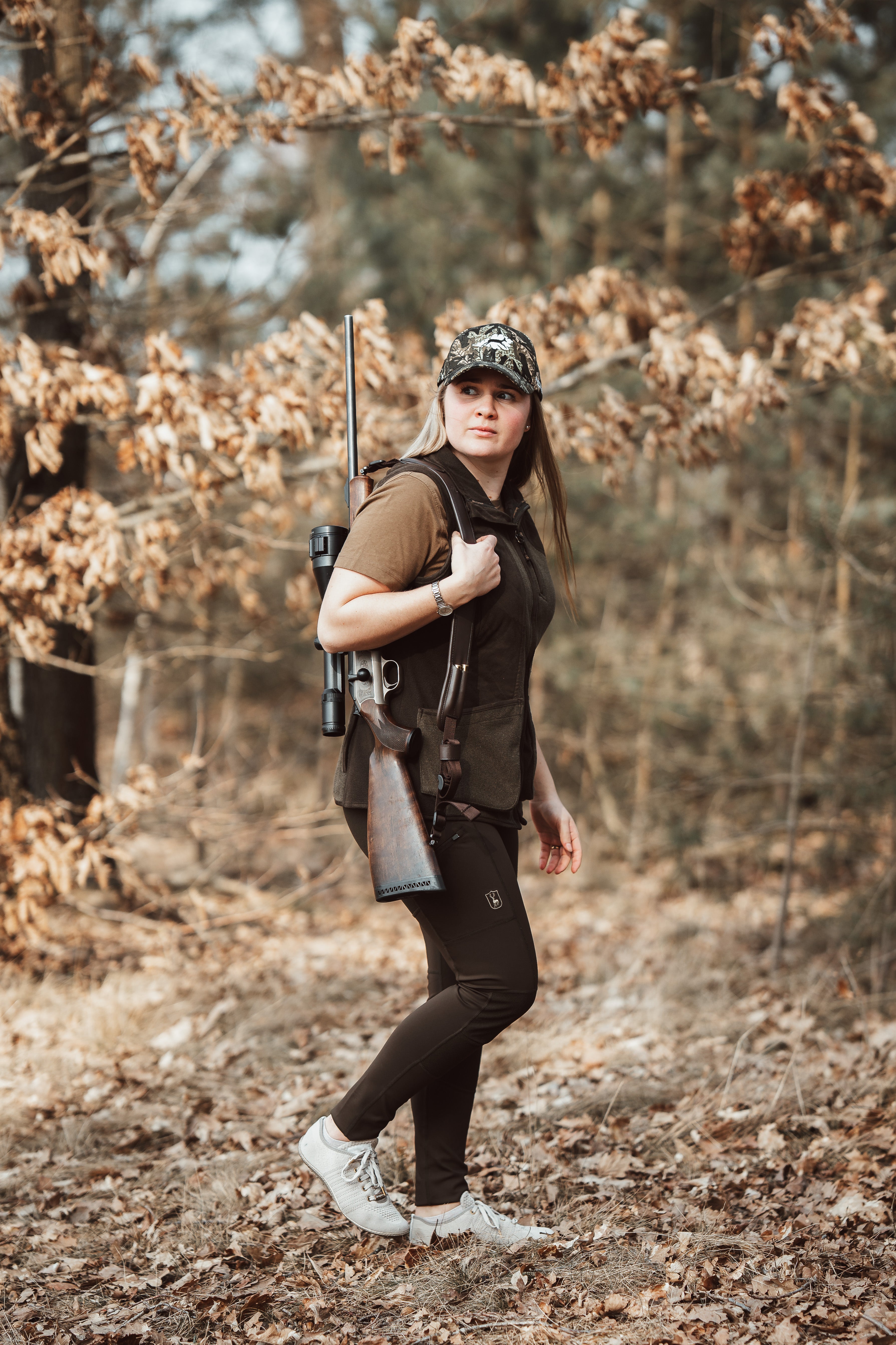 Der funktionelle Leder-Gewehrriemen