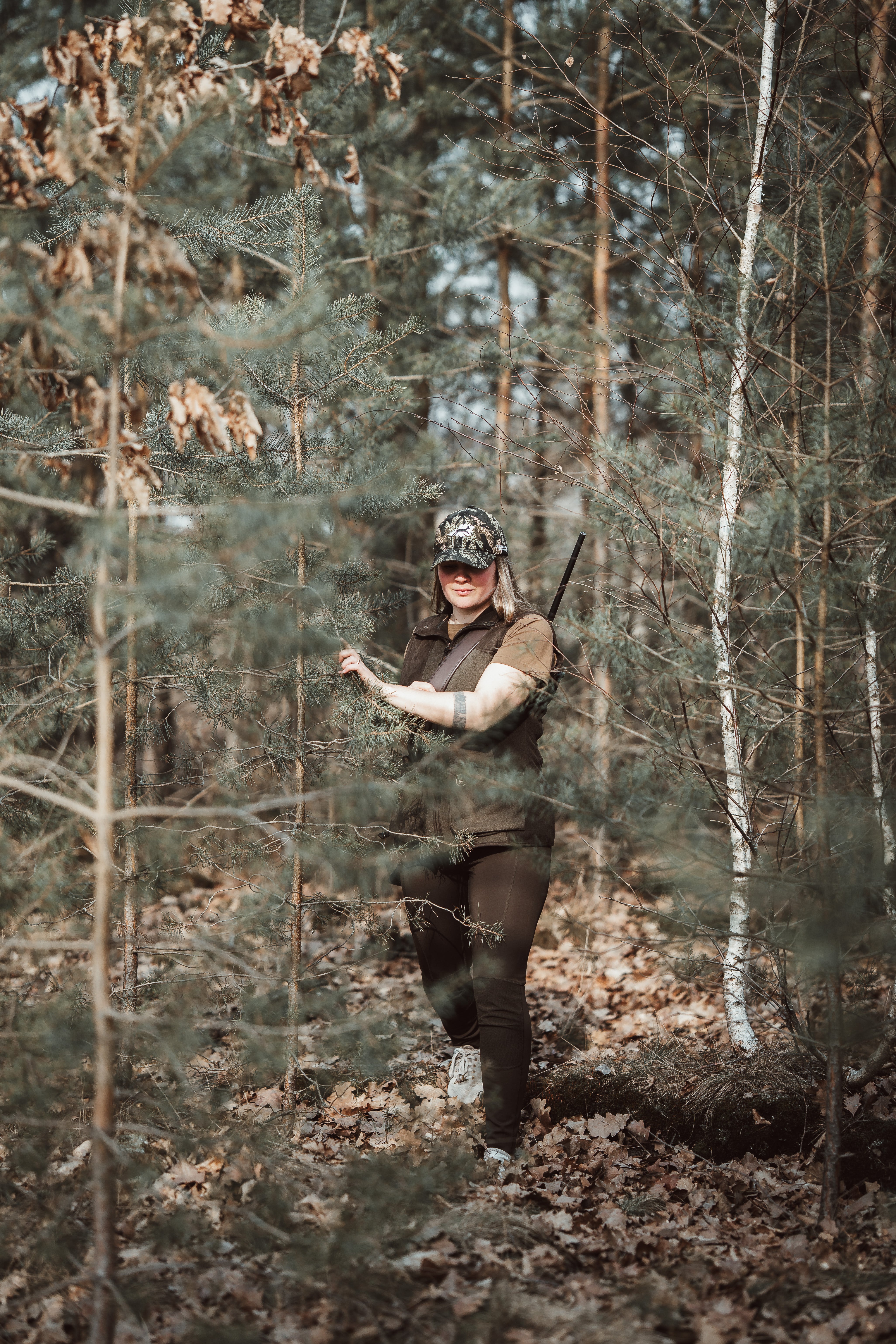 Der funktionelle Leder-Gewehrriemen