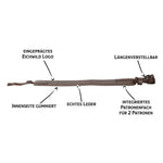 Der funktionelle Leder-Gewehrriemen