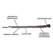 Der funktionelle Leder-Gewehrriemen